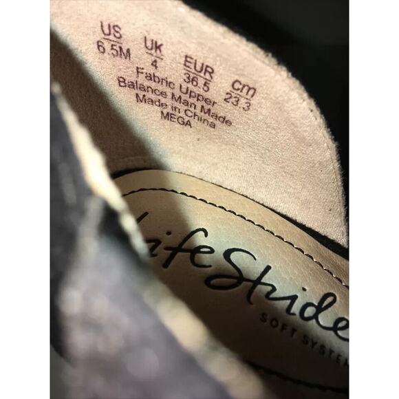 NEW LIFE STRIDE WOMEN'S MEGA BLACK FAUX SUEDE DRESS HEELS 6.5 - Picture 5 of 5